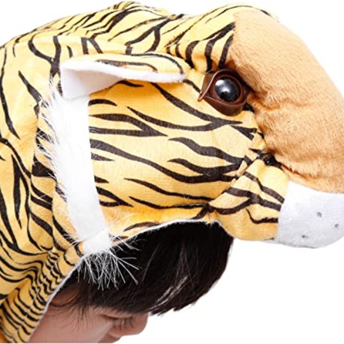 Çocuk Kaplan Kostumu - Aslan Kostümü 6-7 Yaş 120 cm (5343)