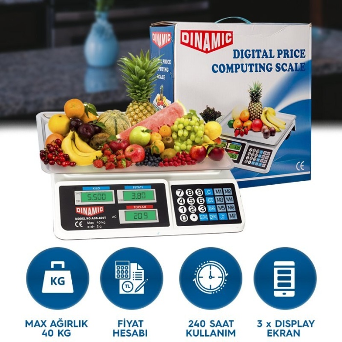 Elektronik Terazi 40 Kg (5343)