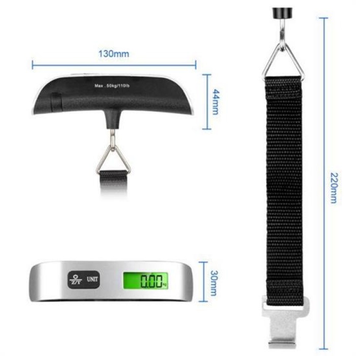 Dijital Ekranlı Valiz Kilo Ölçücü Hassas Valiz Tartısı (5343)