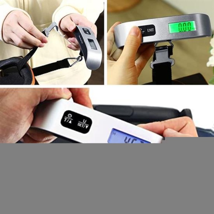 Dijital Ekranlı Valiz Kilo Ölçücü Hassas Valiz Tartısı (5343)