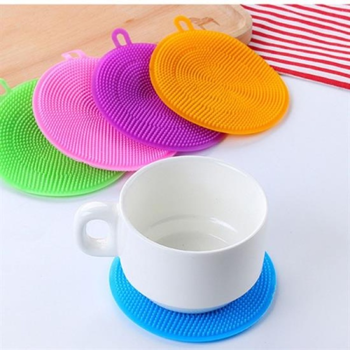 2'li Kir Tutmaz Tırtıklı Yüzey Bulaşık Yıkama Pedi (5343)