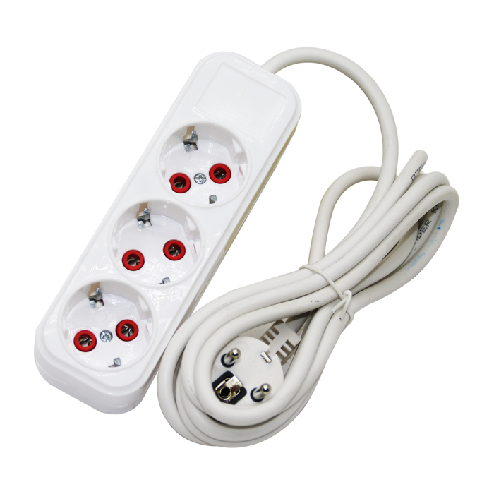 3LÜ 5MT UZATMA KABLO GRUP PRİZ (5343)