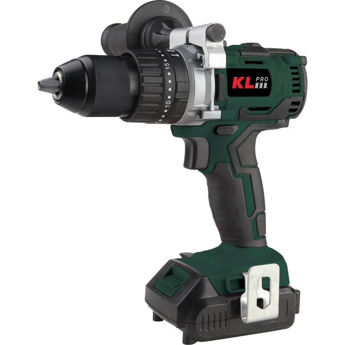 Klpro Kldm18B-50 18Volt/5.0Ah Li/Ion Çift Akülü Kömürsüz Profesyonel Darbeli Matkap