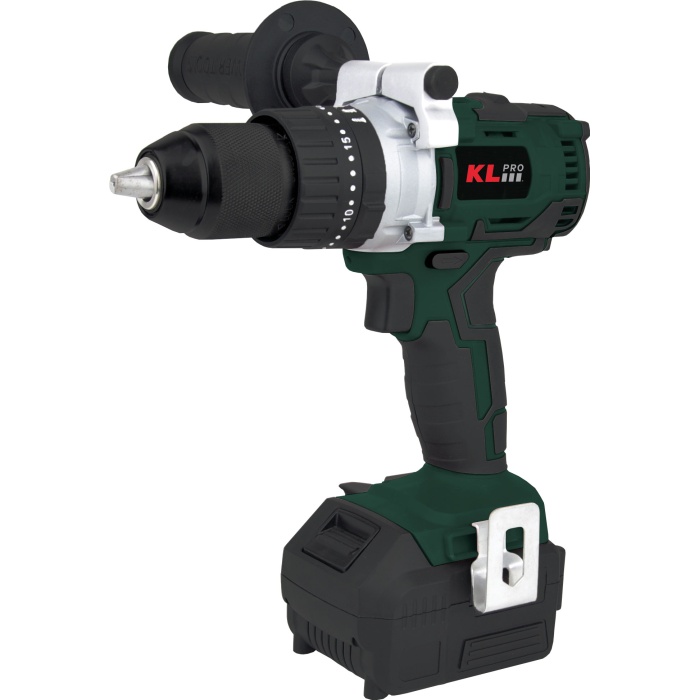 Klpro Kldm18B-80 18Volt/8.0Ah Li/Ion Çift Akülü Kömürsüz Profesyonel Darbeli Matkap