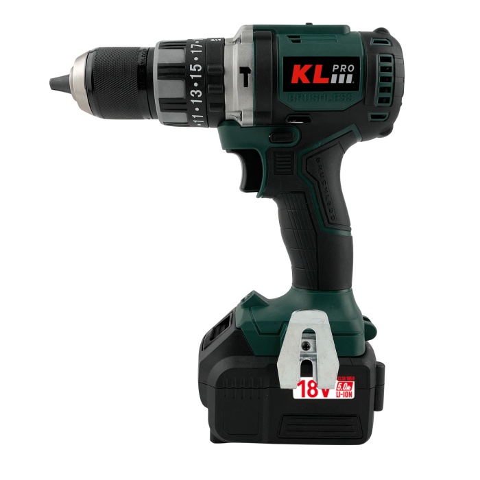 KLPro KLDM18BH-80 18Volt/8.0Ah Li-ion Çift Akülü Kömürsüz Profesyonel Darbeli Matkap