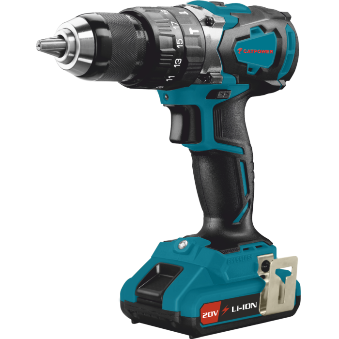 Catpower Akülü Darbeli Vidalama Li-İon (Set) Kömürsüz 13 Mm 20V 2.0 Ah