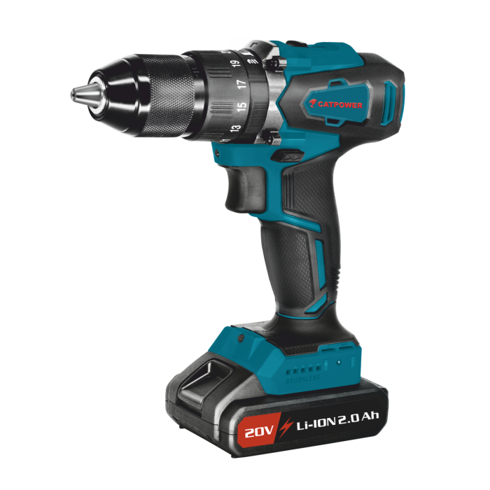 Catpower Akülü Darbeli Vidalama Li-İon (Set) Kömürsüz 13 Mm 20V 2.0 Ah