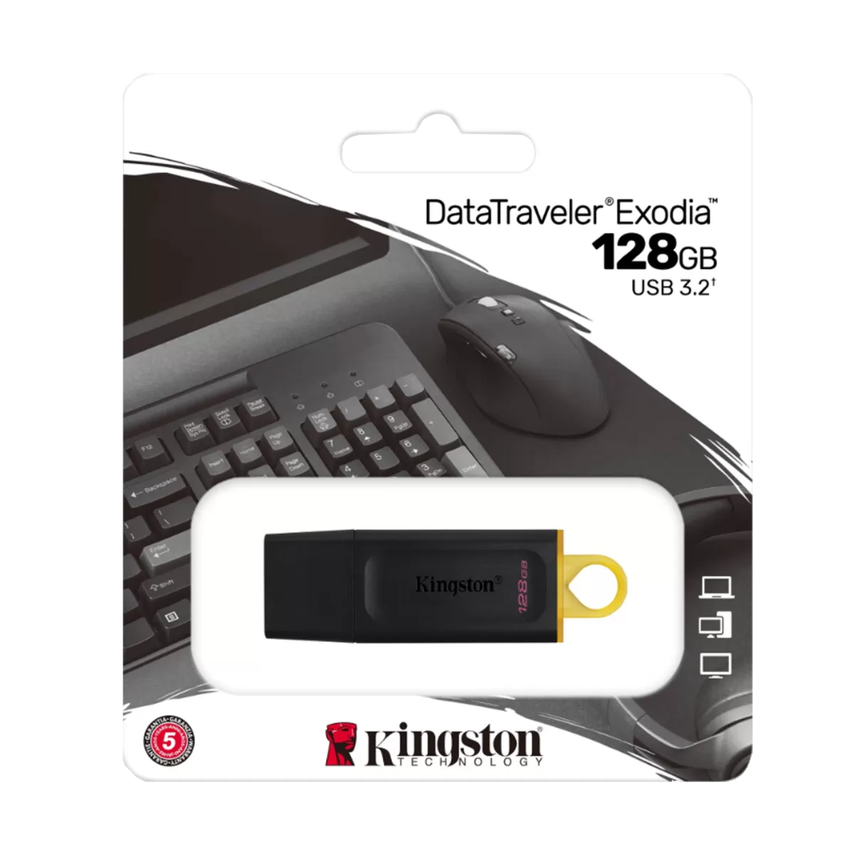KINGSTON Kingston 128 GB USB Bellek - DTX/128GB Bilgisayar Çevre Birimleri