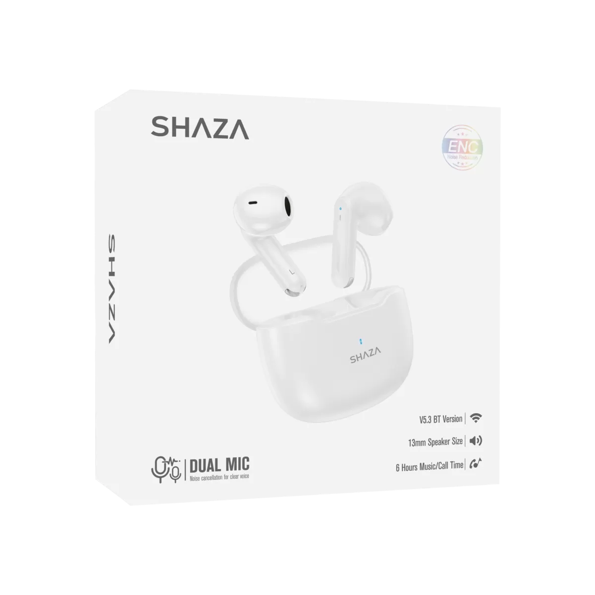 SHAZA SHAZA Air7 Bluetooth Kulaklık Beyaz Kulaklık