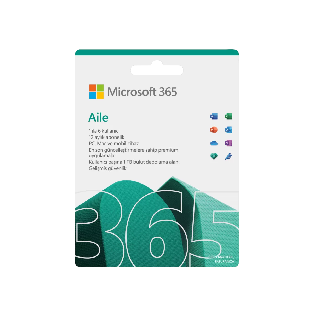 MICROSOFT Microsoft 365 Aile Türkçe Bilgisayar Çevre Birimleri