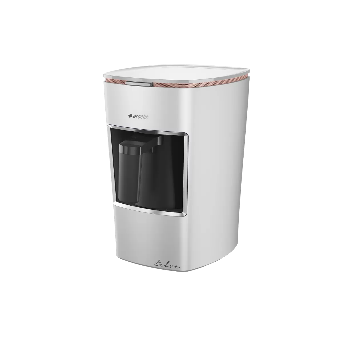 ARÇELİK K 3300 Mini Telve Beyaz Türk Kahve Makinesi