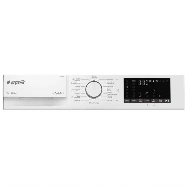 ARÇELİK 9120 TMX 9 Kg Çamaşır Makinesi