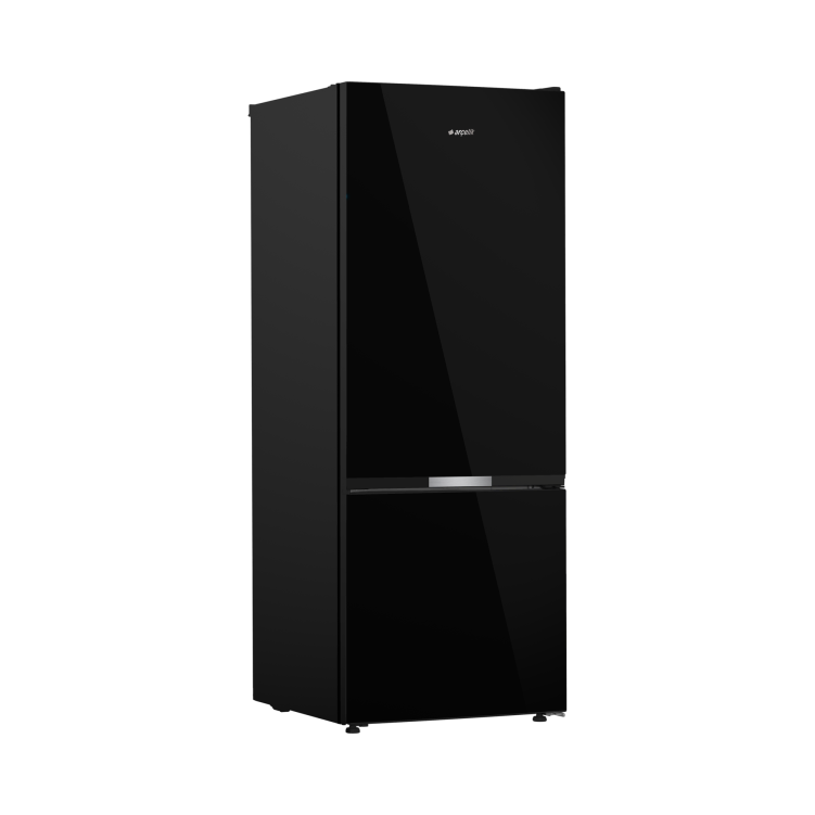 ARÇELİK 270475 IESC AI Siyah Cam Yapay Zeka Teknolojili Alttan Donduruculu Buzdolabı