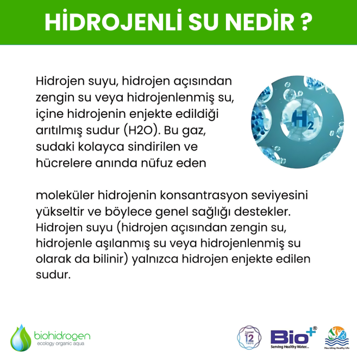 Biohidrogen Hidrojen Su Jeneratörü (İyonizer)