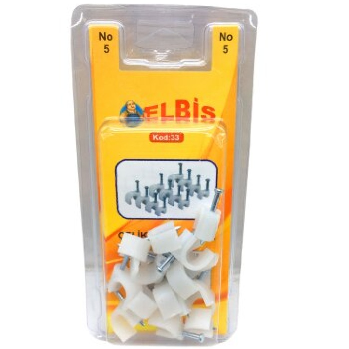 MEDALYAN DL-41 ( NO-5 ) ÇELİK ÇİVİLİ KROŞE ( 20PCS )*12X9