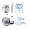 50mm A TİP MANYETİK SAATLİ YÜKSEKLİK HİZALAMA
