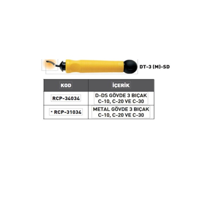 DT-3(M)-SD RASPA SETİ