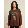 NYC Nakışlı Sweatshirt