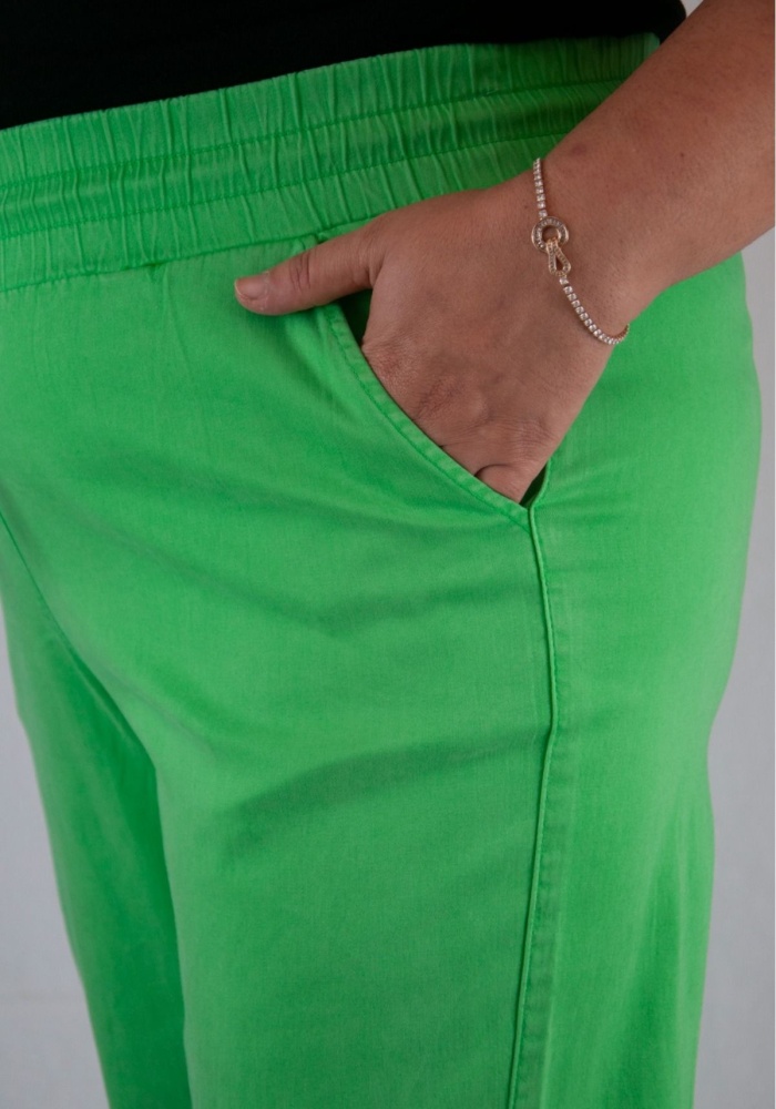 BÜYÜK BEDEN LİKRALI PAMUKLU BELİ LASTİKLİ BÜYÜK BEDEN PANTOLON