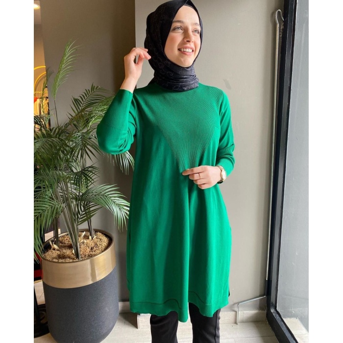 Tesettür Triko Tunik