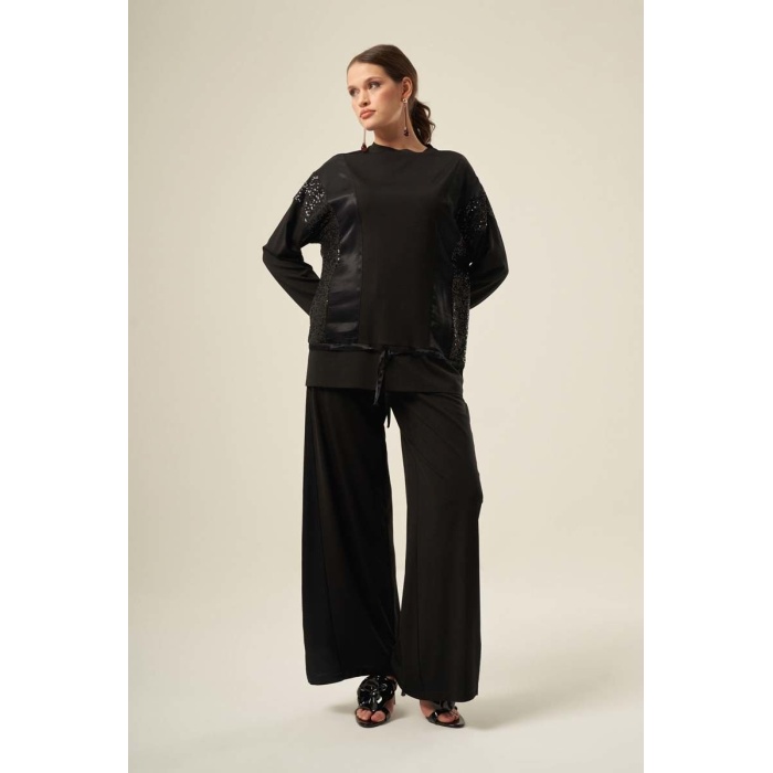Bluz Pantolon Tesettür Takım