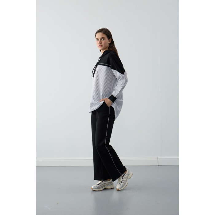 Tunik Çizgili Oversize