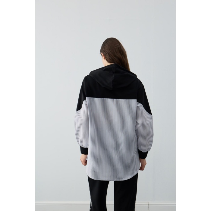 Tunik Çizgili Oversize