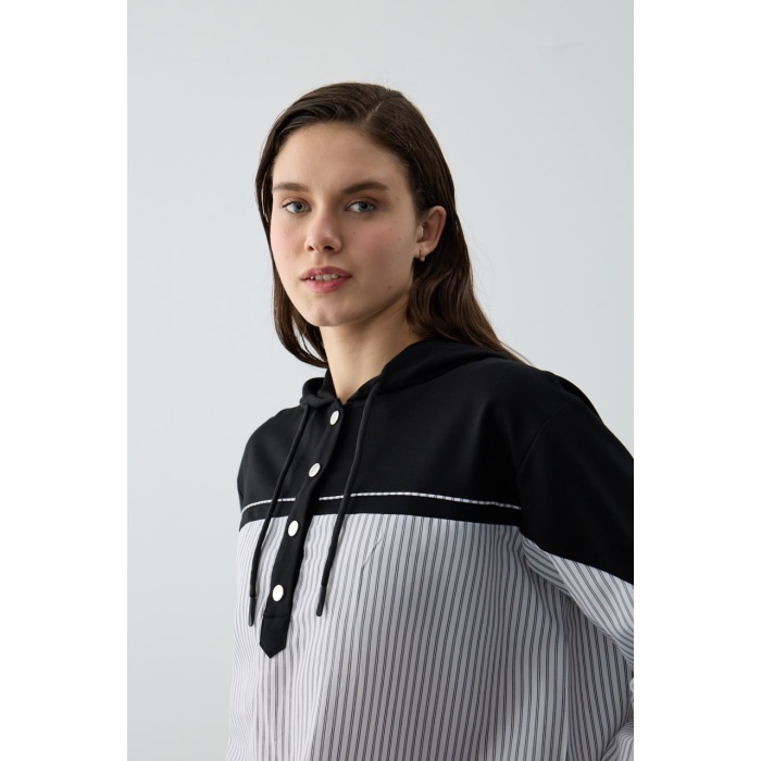 Tunik Çizgili Oversize
