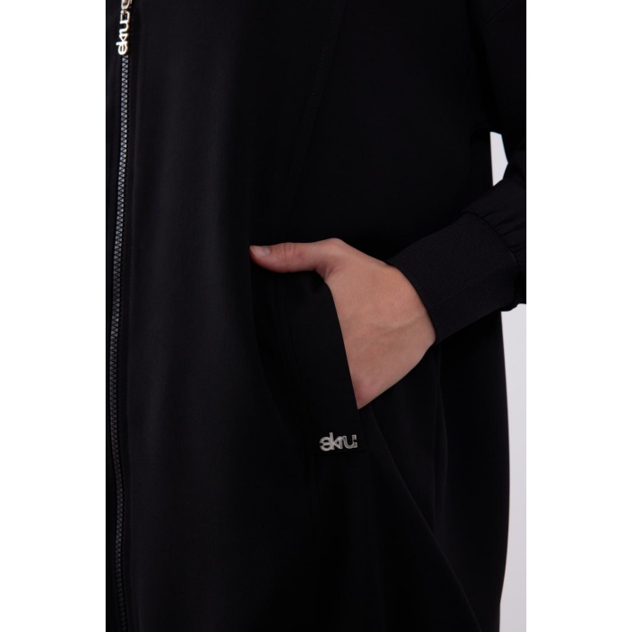 Oversize Kapüşonlu Hırka
