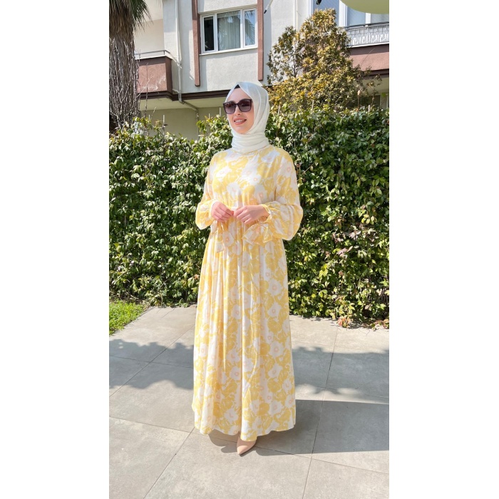 Desenli Yeni Sezon Elbise