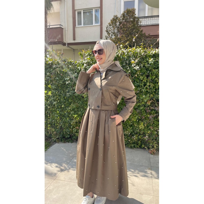 Kadın Ceket Etek Takım