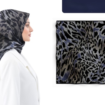 İpek eşarp zems leopar desen