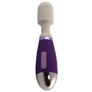 Mor Şarjlı Masaj Aleti Vibratör