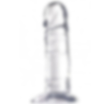 21 cm Vantuzlu Belden Bağlanabilen Beyaz Dildo