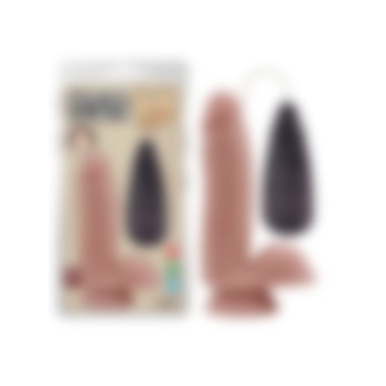 Kıkırdaklı Gerçekçi Silikon Vibratör 17.5 Cm