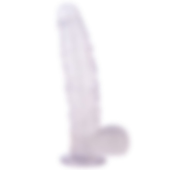 29,4 cm Vantuzlu Belden Bağlanabilen Beyaz Realistik Dildo