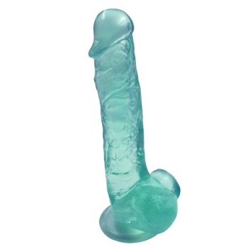 23cm Vantuzlu Belden Bağlanabilen Yeşil Dildo
