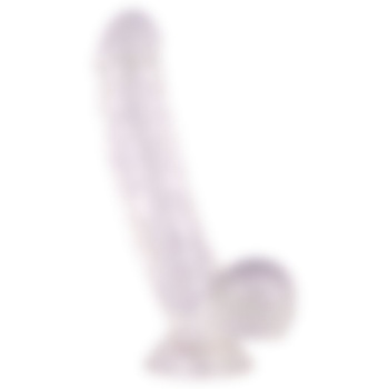 21,5cm Vantuzlu Belden Bağlamaya Uygun Beyaz Dildo