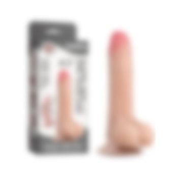 7 İnç Çift Katmanlı Kaygan Deri Dildo