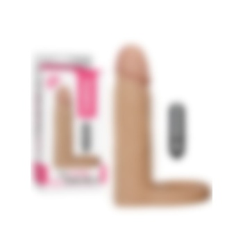 5.8 İnç Ultra Yumuşak Çift Katmanlı Titreşimli Gerçekçi Silikon Dildo