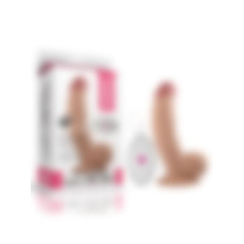 20 cm Çoklu Titreşim Modlu Realistik Vantuzlu Dildo Vibratör