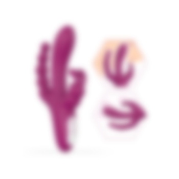 Mor Üçlü Silikon Vibratör