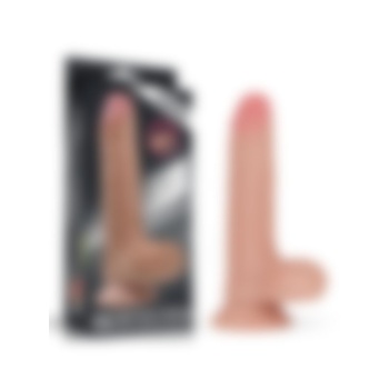 7 İnç Çift Katmanlı Platinyum Silikon Dildo