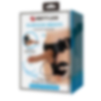 20 cm Püskürtmeli ve Titreşimli Belden Bağlamalı Dildo Vibratör