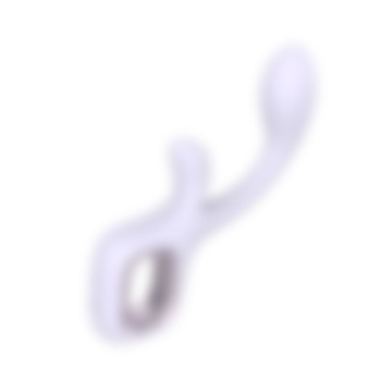 Beyaz Silikon Çift Girişli Titreşimli Vibratör