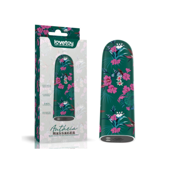Şarjlı Çiçek Desenli Kompakt Vibratör