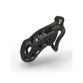 Siyah Ayarlanabilir Metal Penis Kafesi L