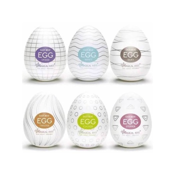 6 lı Esnek Yumurta Mastürbatörü