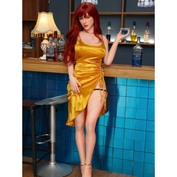 158 cm Kızıl Renkli Gözlü Ultra Realistik Premium Doll