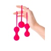 Redvil Kegel Vajinal Top Seti Pembe 16,5 cm